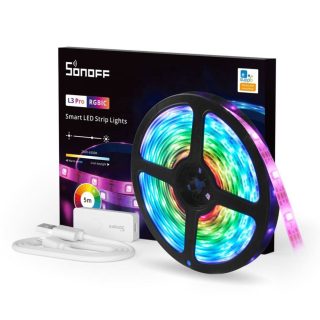 SONOFF L3 Pro RGBIC Smart LED Strip Lights 5M/16.4F 150 LEDS