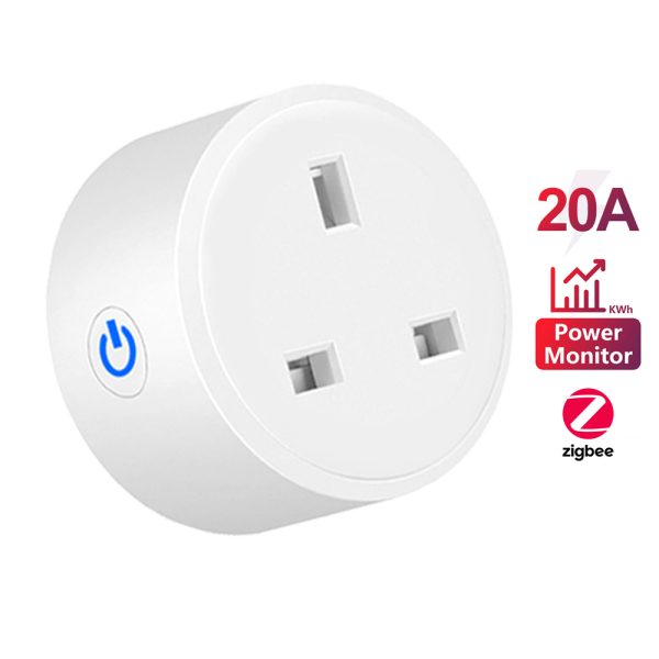 Tuya 3.0 Smart Plug 20A – Voice & App Controlled (UK Standard)