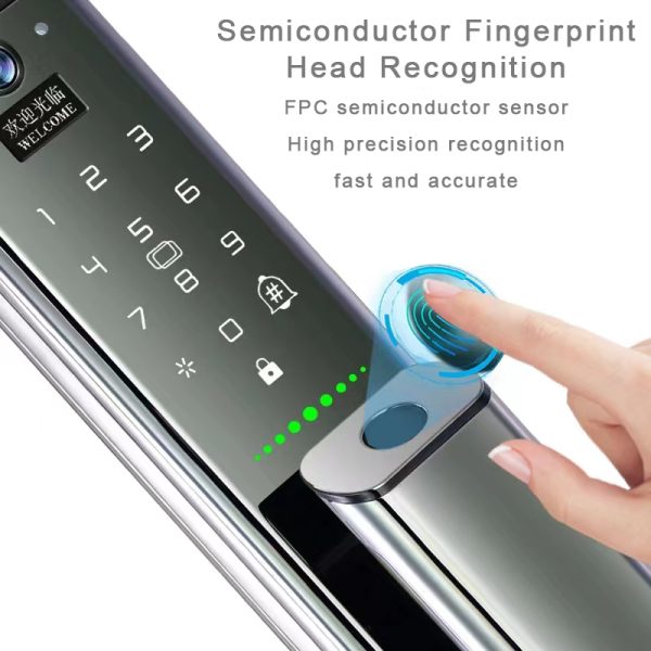 GigaSmart X9 Pro 3D Face Video Intercom Smart Door Lock - Image 3