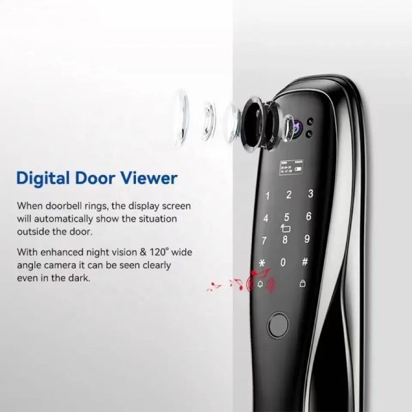 Smart K2pro Fingerprint Smart DOOR Lock - Image 3