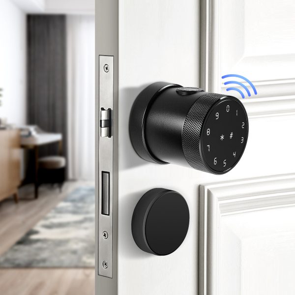 Giga Smart WiFi Round Fingerprint Smart Door Lock – Biometric, PIN, IC Card & App or Remote Unlock B5 - Image 3