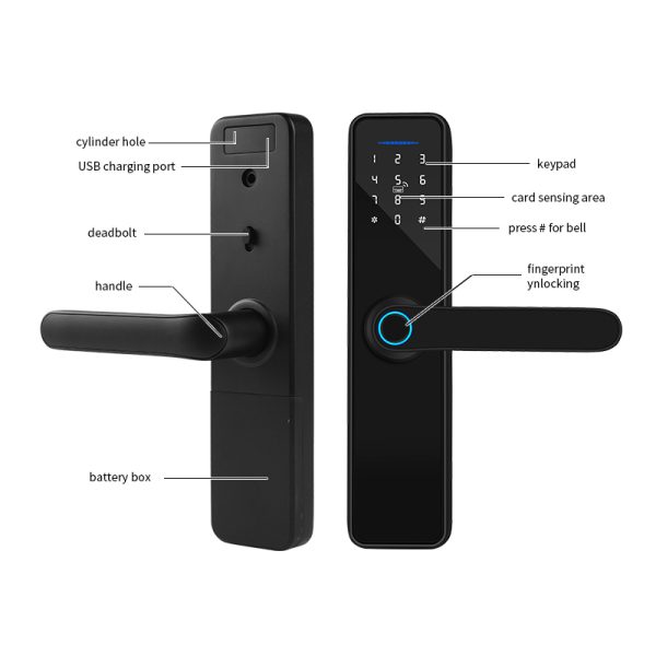 Giga Smart Handle Fingerprint Door Lock x2 - Image 4