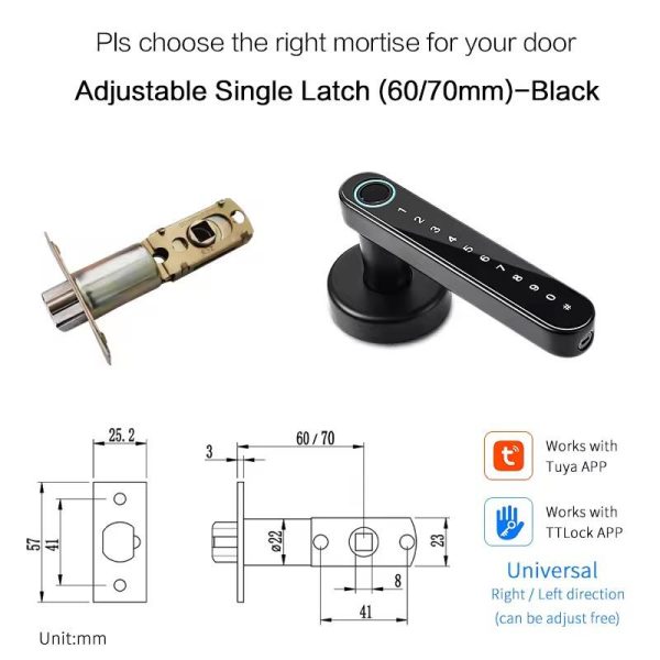 Smart Bedroom Door Lock B7 - Image 4
