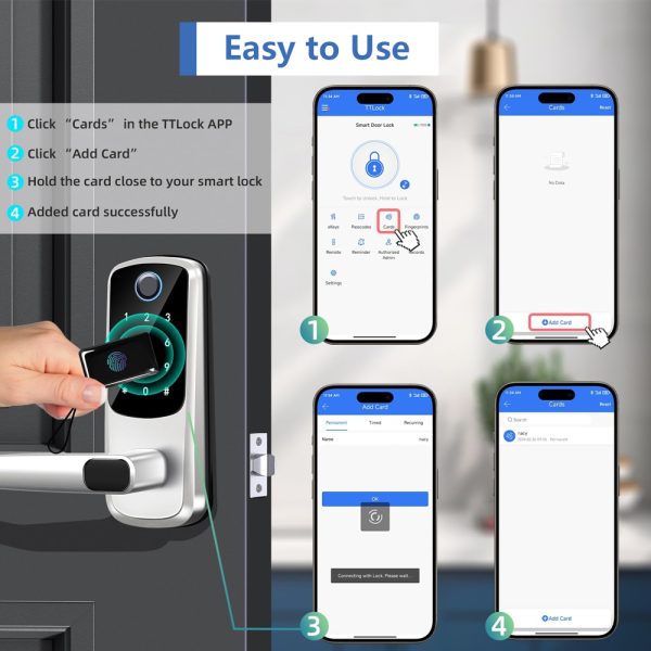 RFID Card Smart Door Lock - Image 5