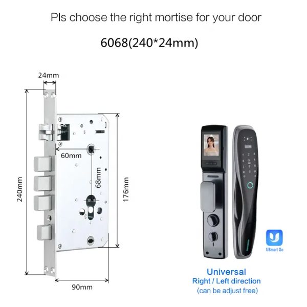 Smart K2pro Fingerprint Smart DOOR Lock - Image 7