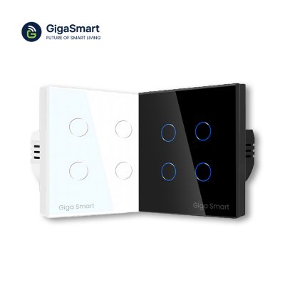 GigaSmart 4 Gang Touch Switch WIFI
