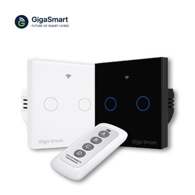 GigaSmart RF 2 Gang Switch with Remote