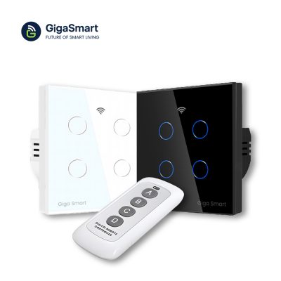 GigaSmart RF 4 Gang Switch with Remote